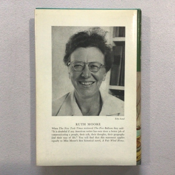A Fair Wind Home by Ruth Moore Vintage Hardcover Book - Picture 5 of 6